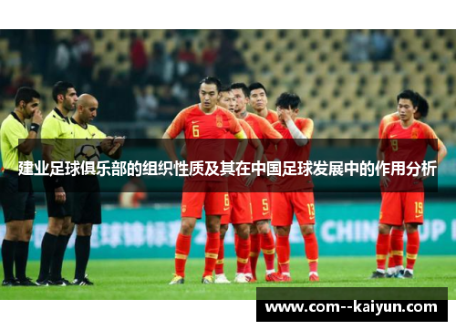 建业足球俱乐部的组织性质及其在中国足球发展中的作用分析 建业足球俱乐部的组织性质及其在中国足球发展中的作用分析