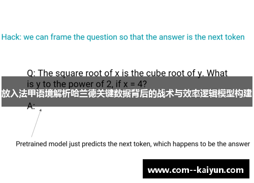 放入法甲语境解析哈兰德关键数据背后的战术与效率逻辑模型构建