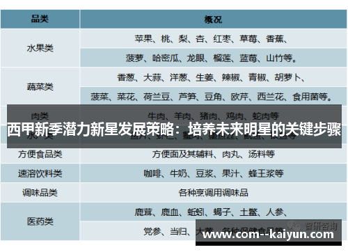 西甲新季潜力新星发展策略：培养未来明星的关键步骤